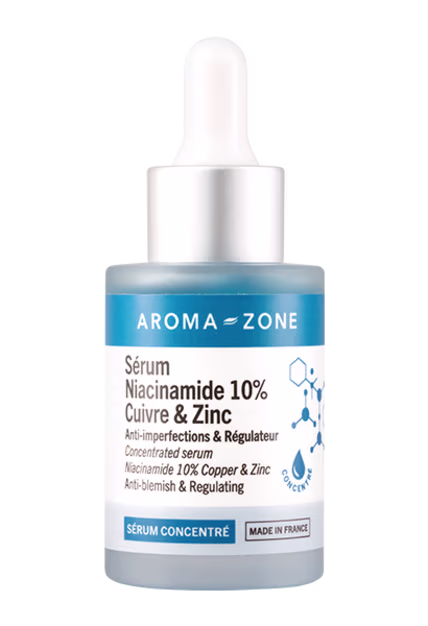 Aroma-Zone : Sérum Niacinamide 10% Cuivre & Zinc 30ml