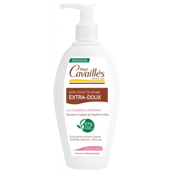 Nettoyant Rogé Cavaillès :  Soin Toilette Intime Extra-Doux 250ml